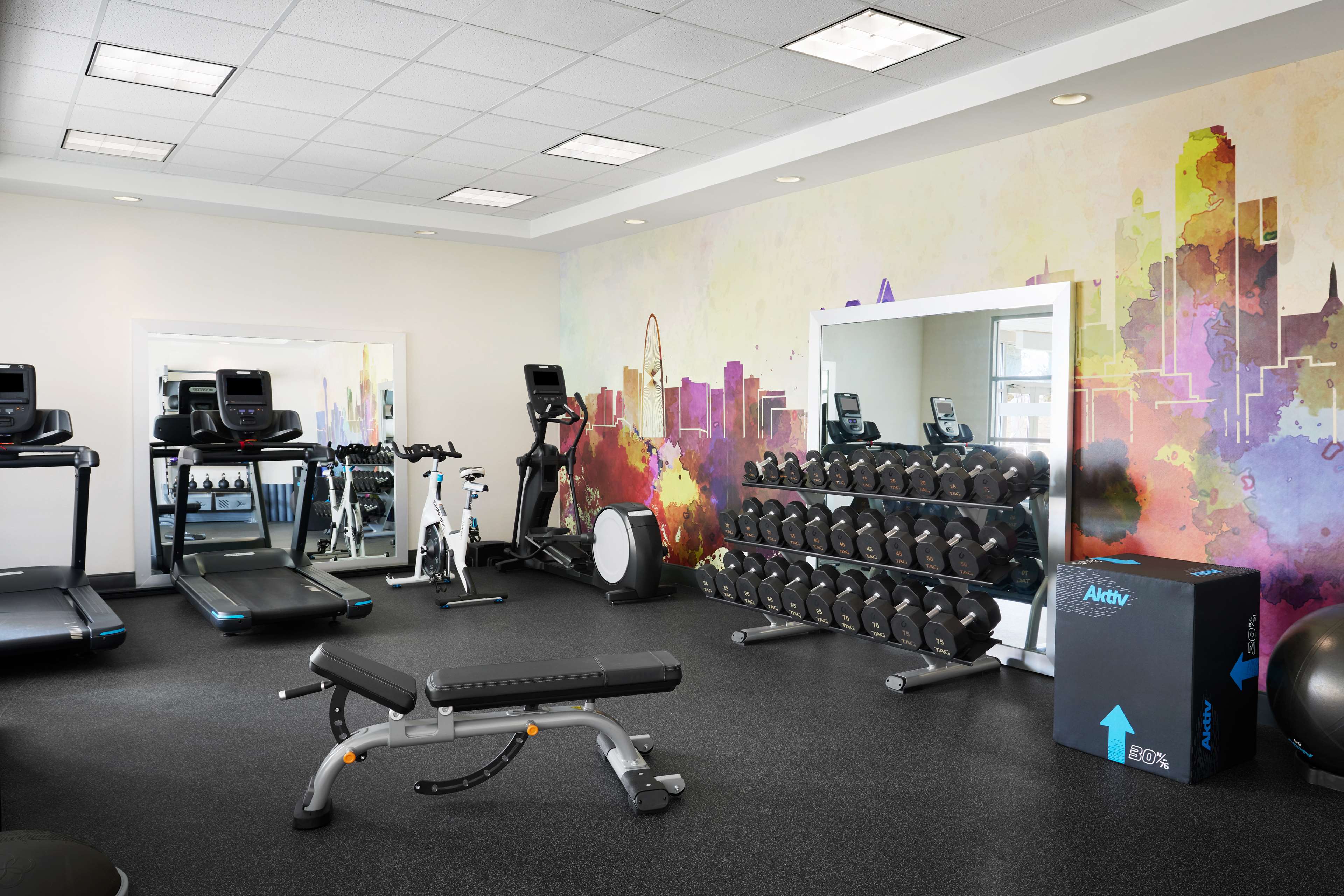 Health club  fitness center  gym