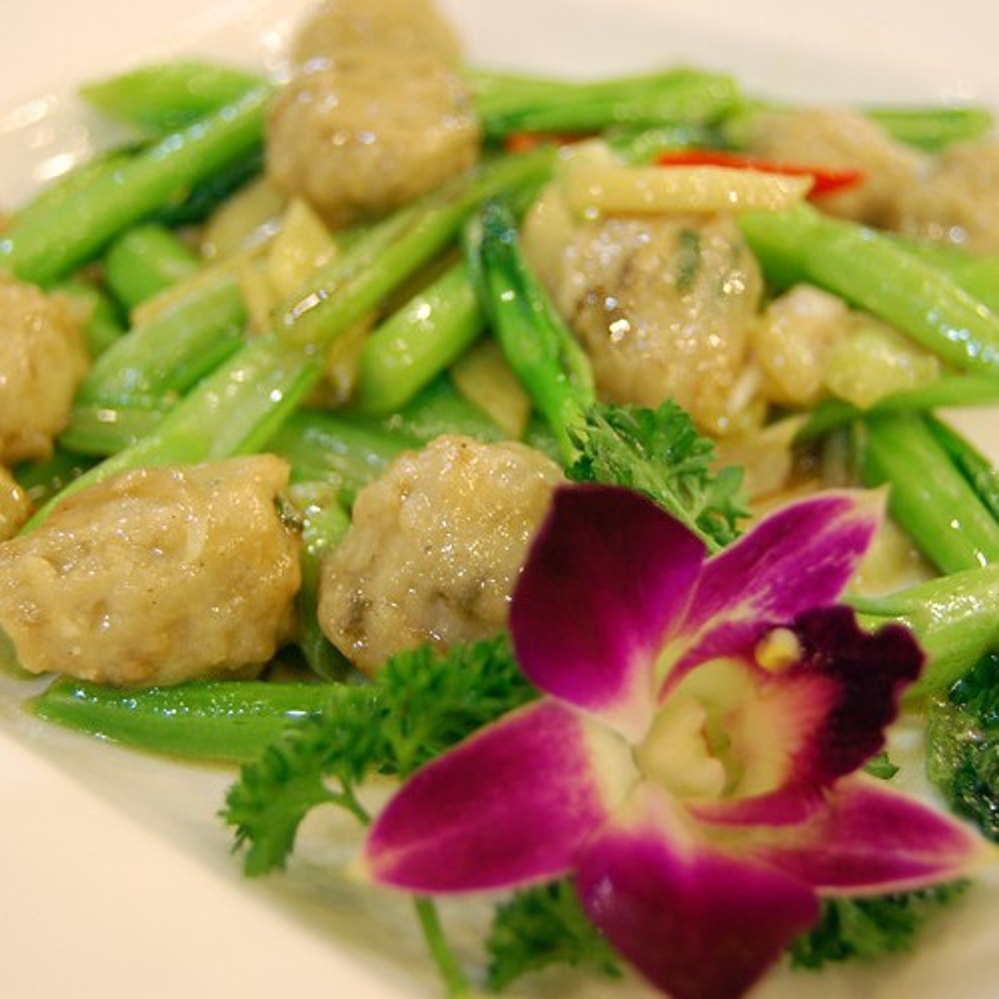 Rock Cod Fillet with Chinese Broccoli
