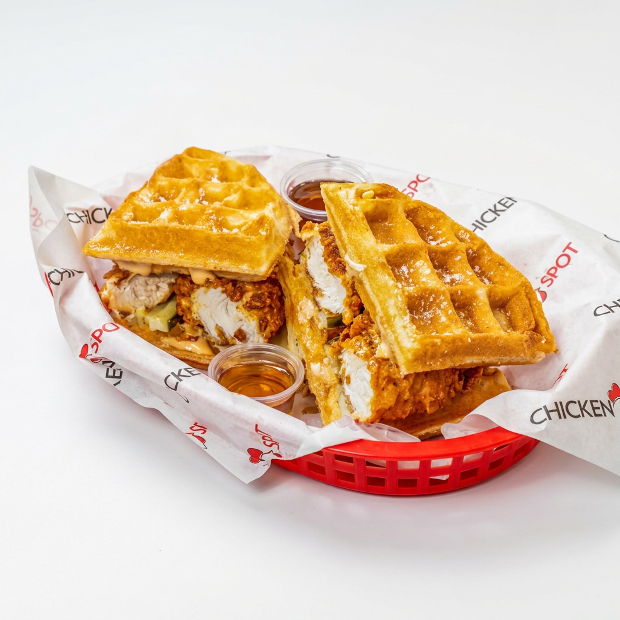 #4 Waffle Sandwich Combo