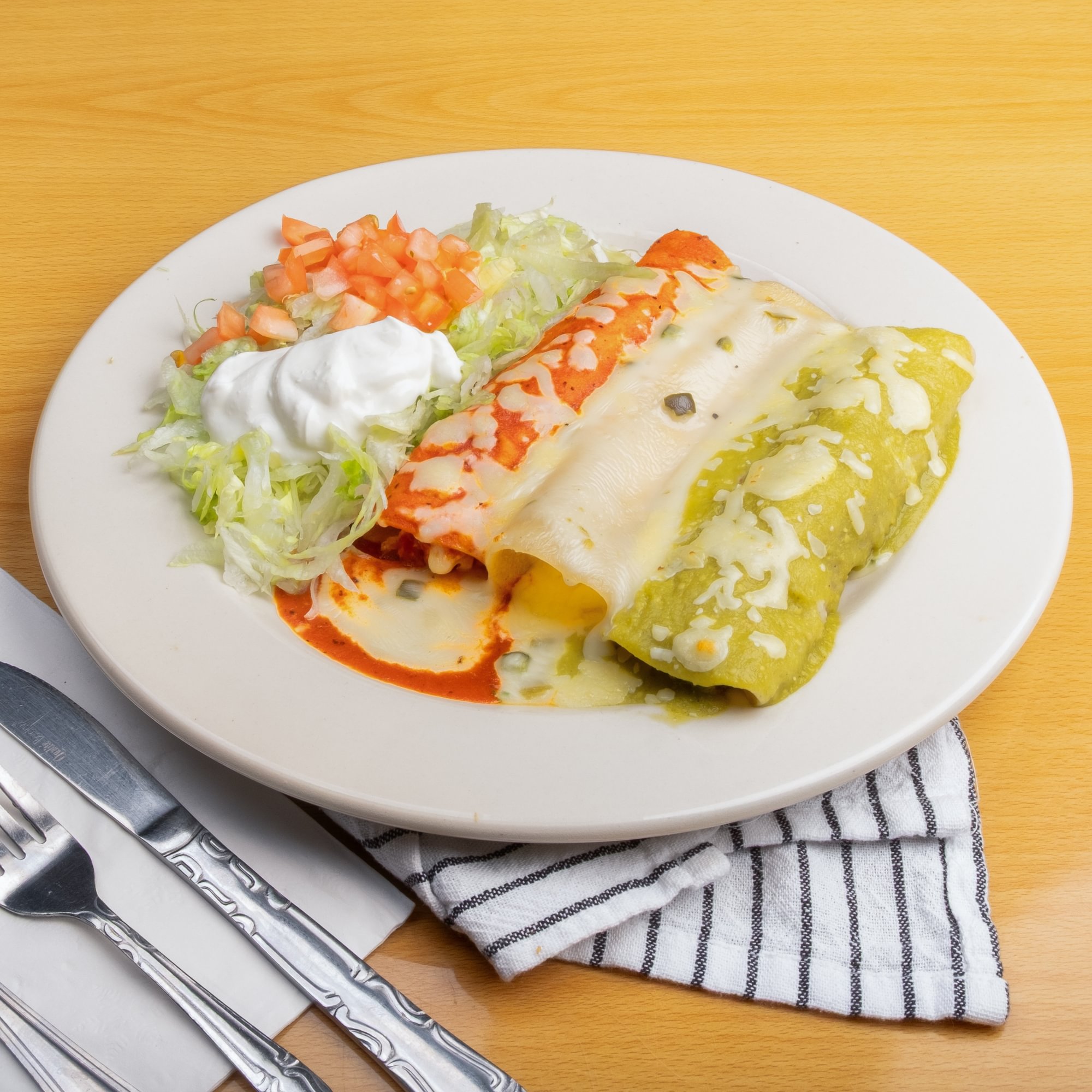 Enchiladas Bandera