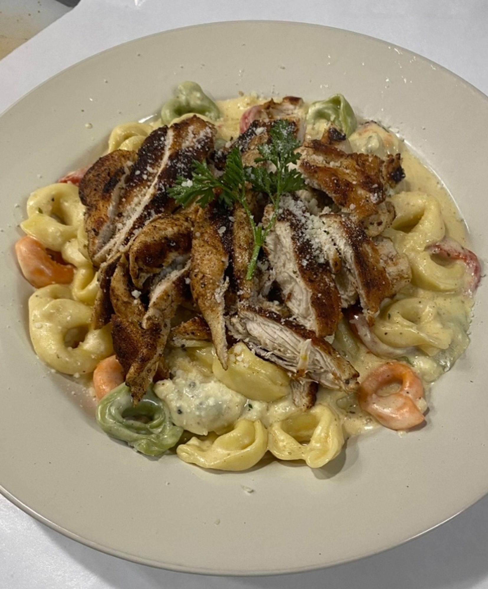 Blackened Chicken Gorgonzola.
