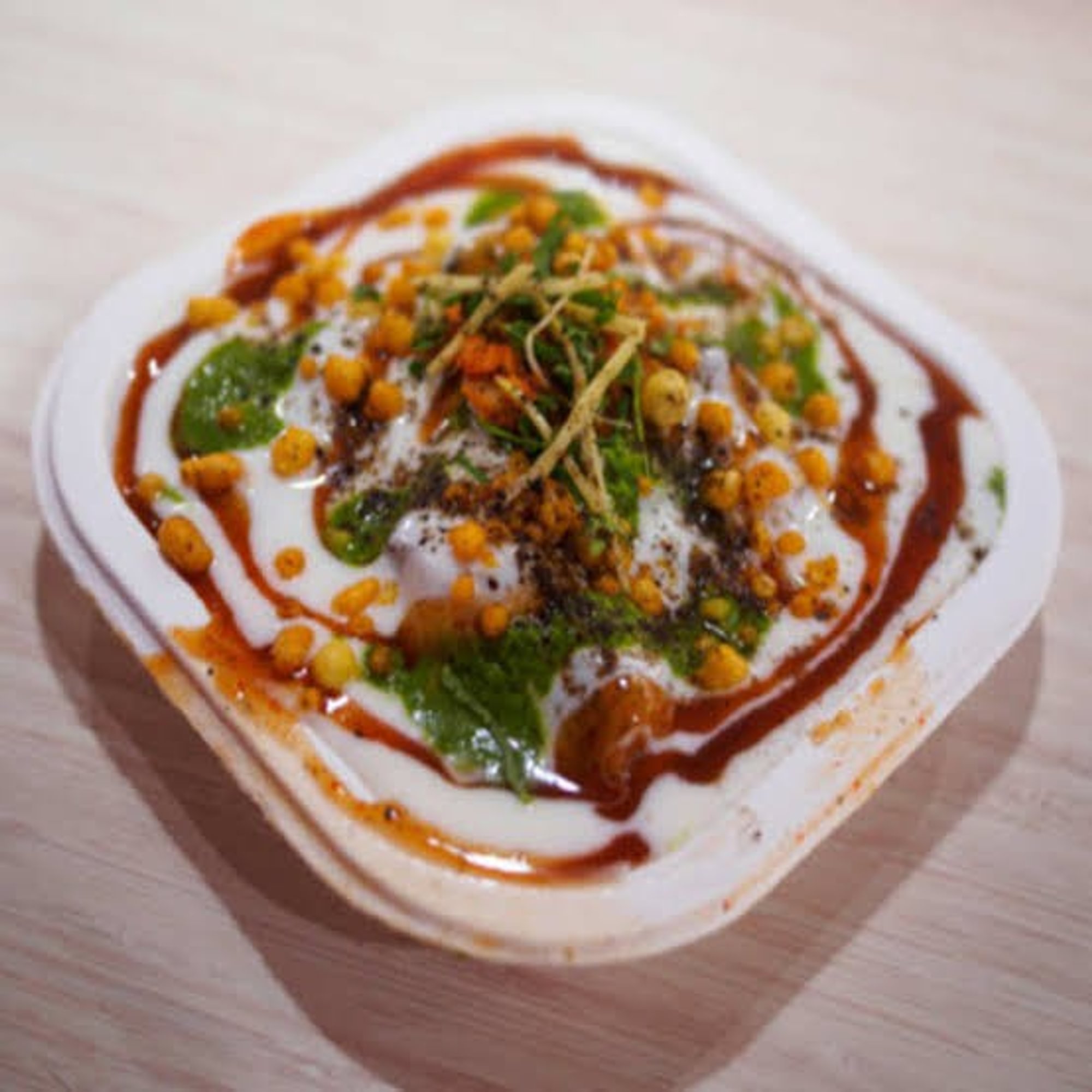 Dahi Aloo Papari Chat (Cold)