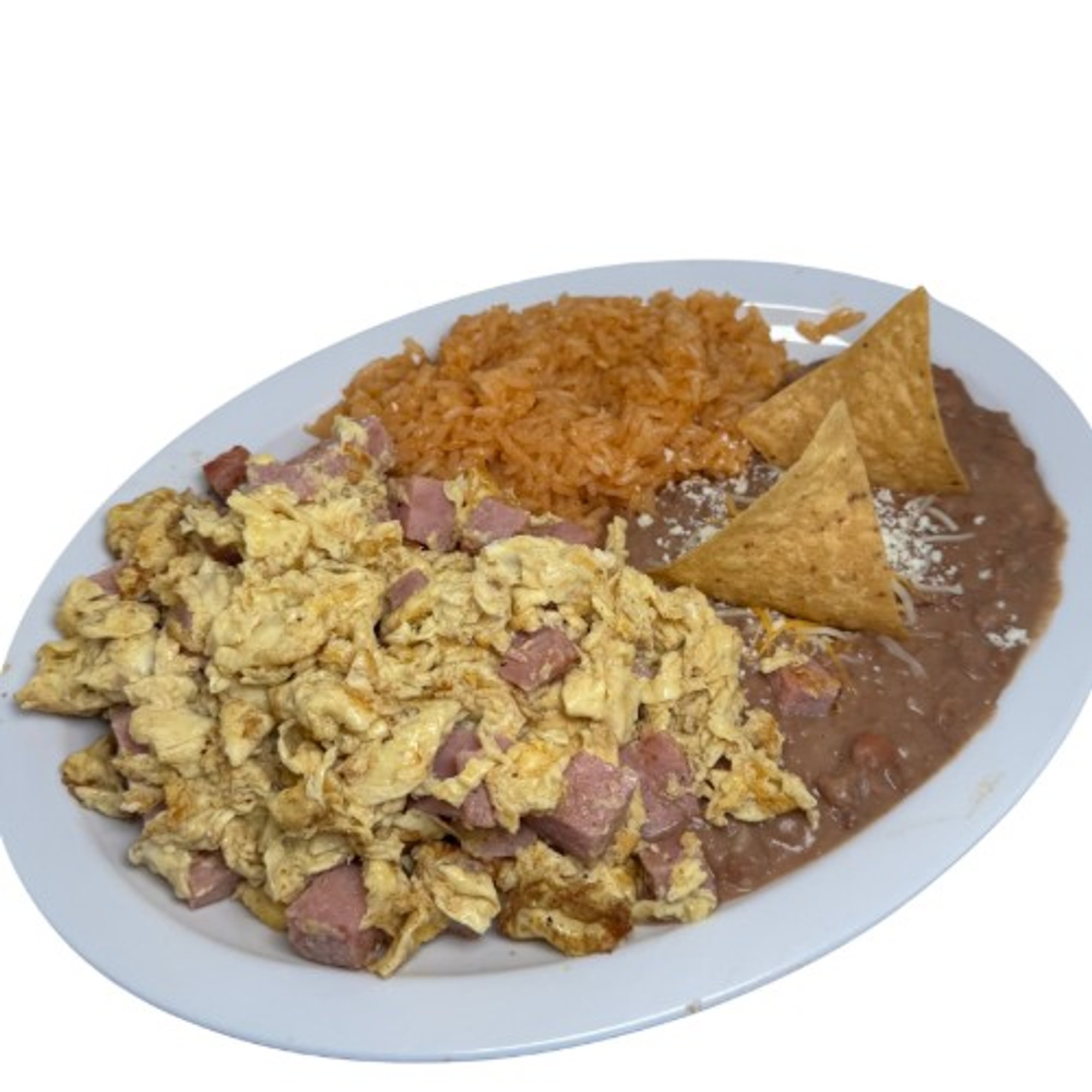 Huevos con Jamon Plate