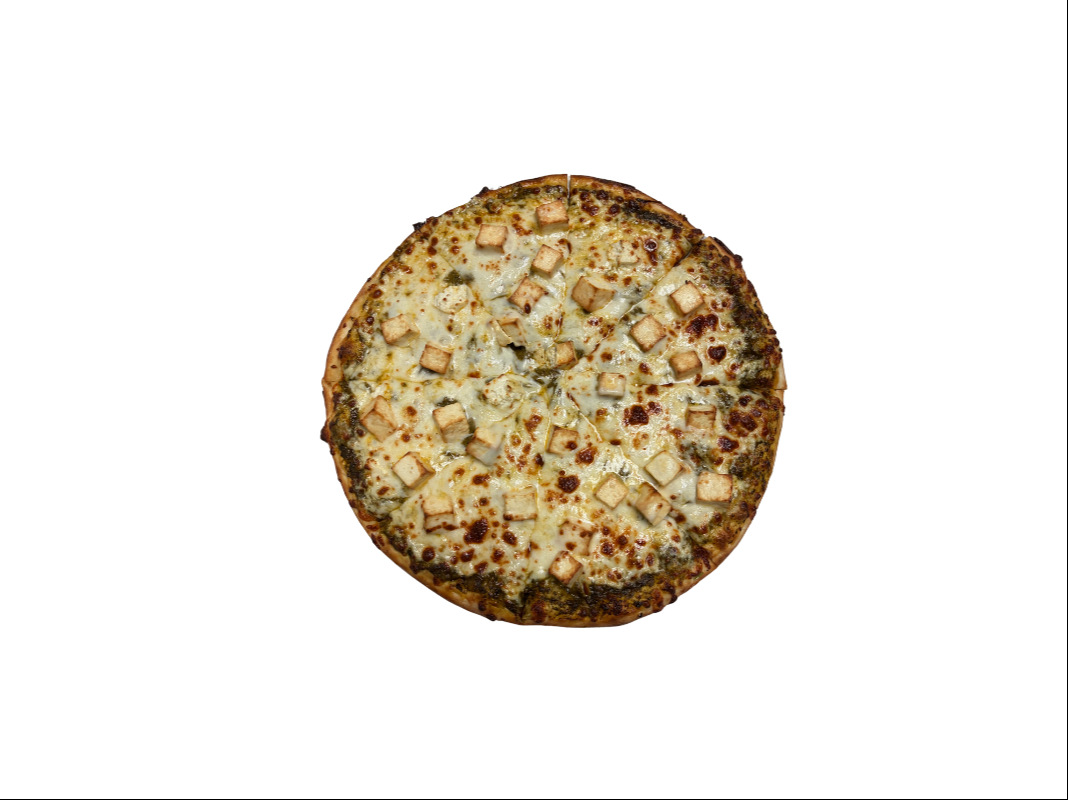 1.Saag Paneer Pizza