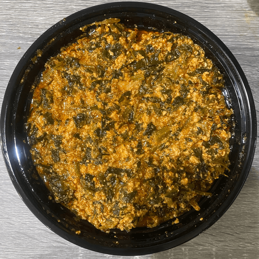 Chicken Fufu & Egusi for people.