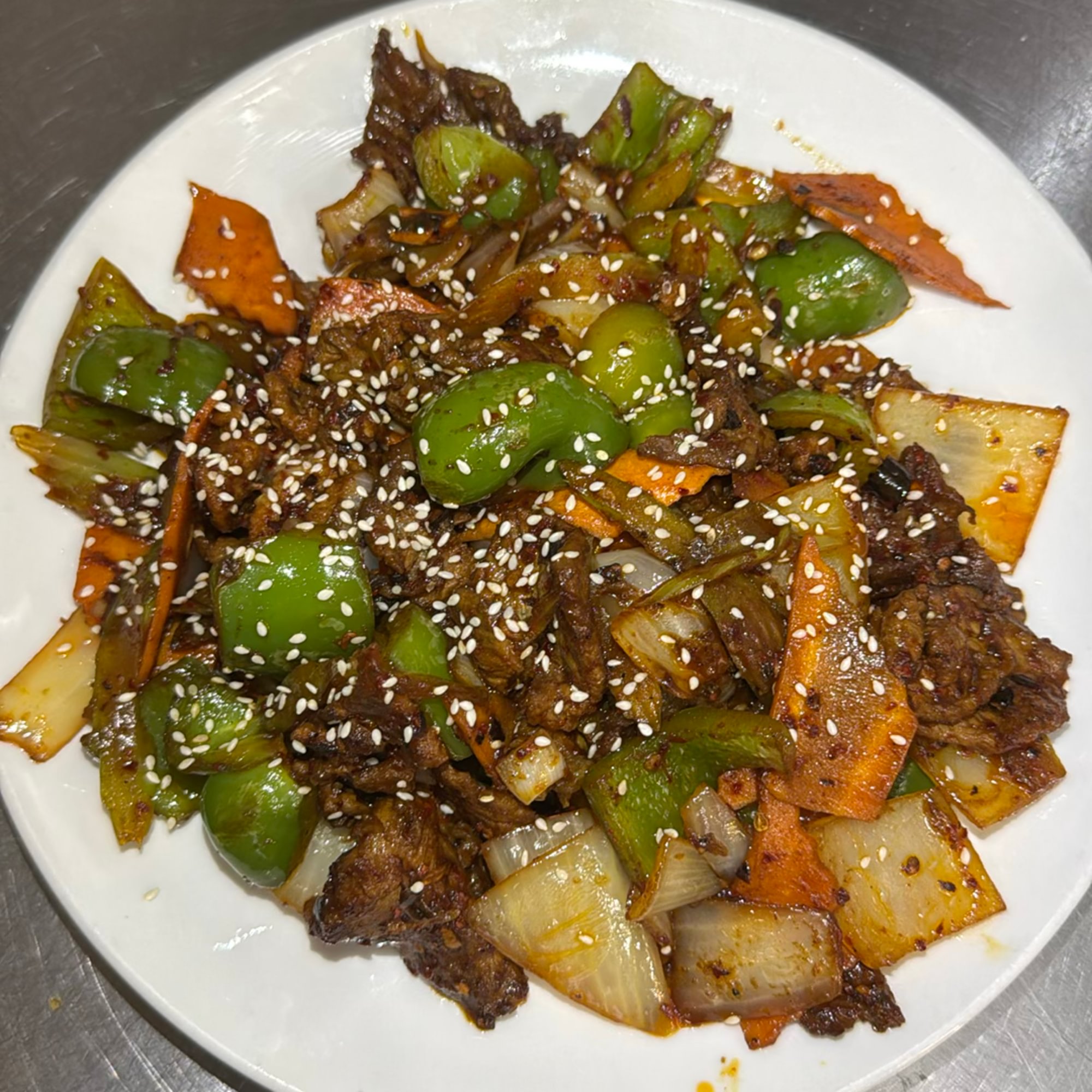 Spicy Stir-Fried Beef (Spicy)
