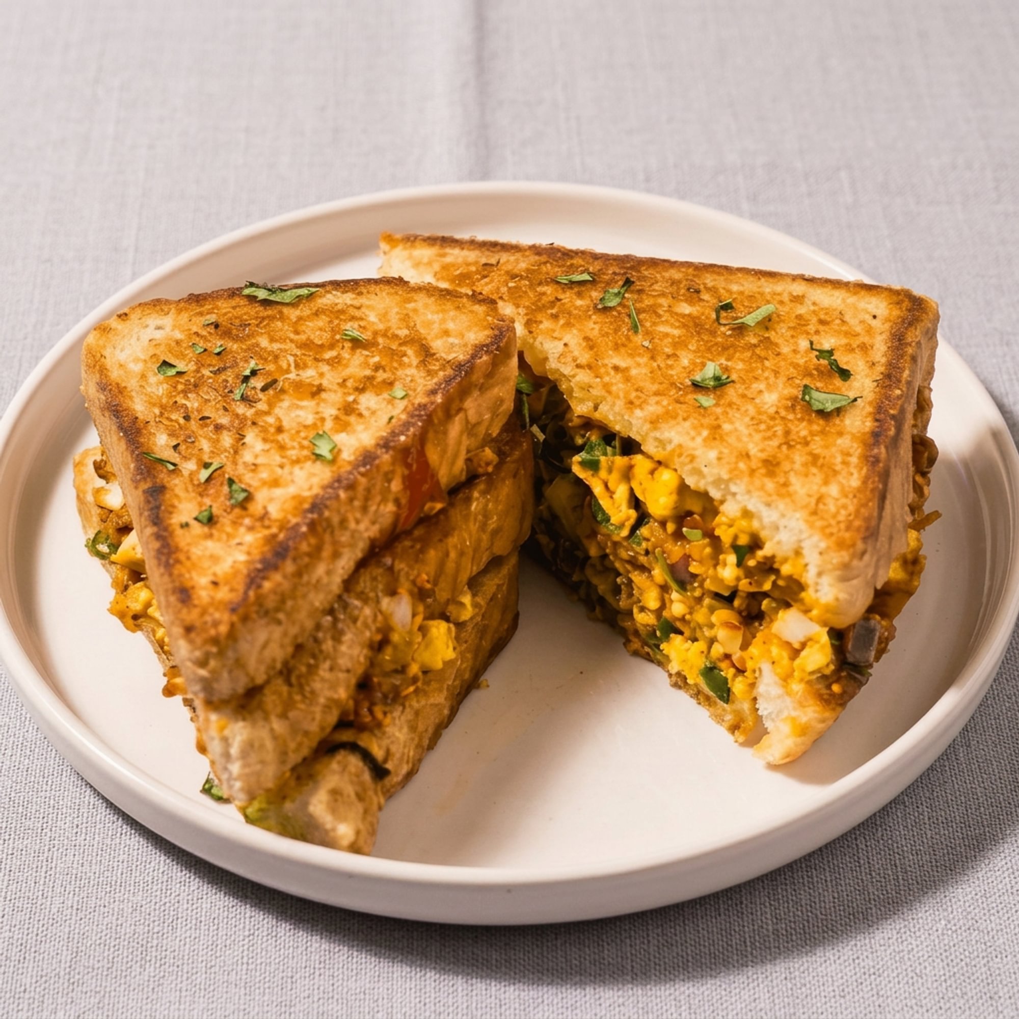 Paneer Tikka Sandwich