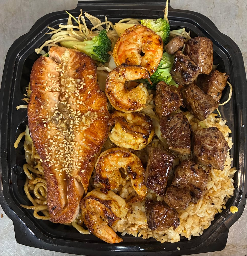 T6. STEAK+SHRIMP+SALMON