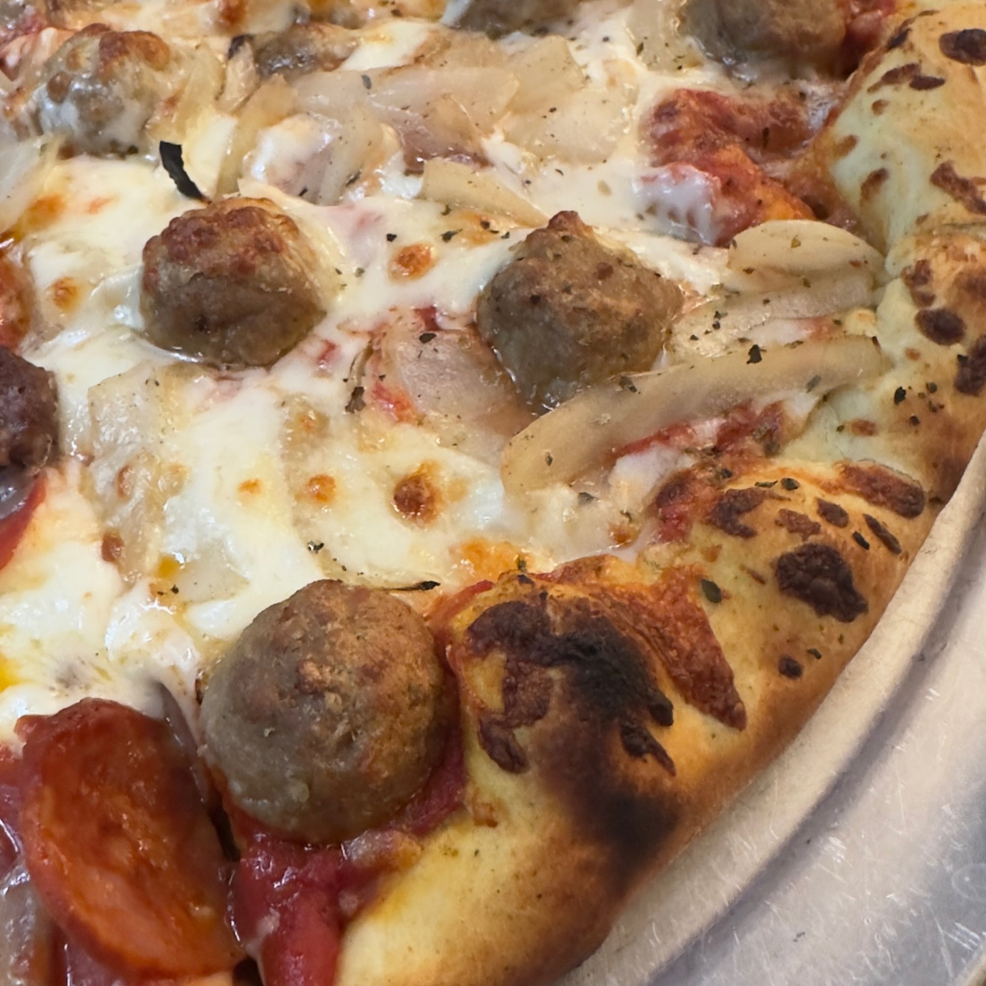 Anthony's Meatball Pizza