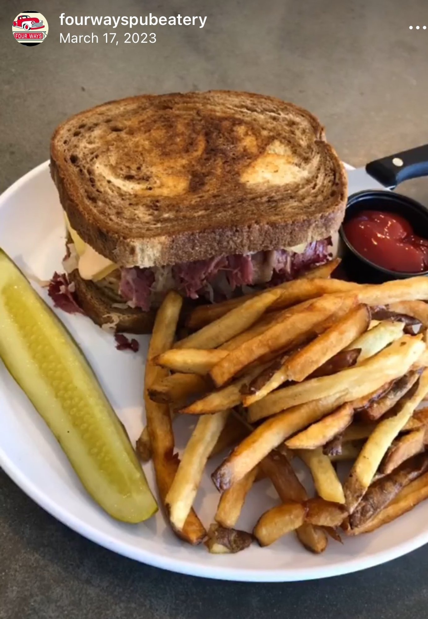Reuben sandwich