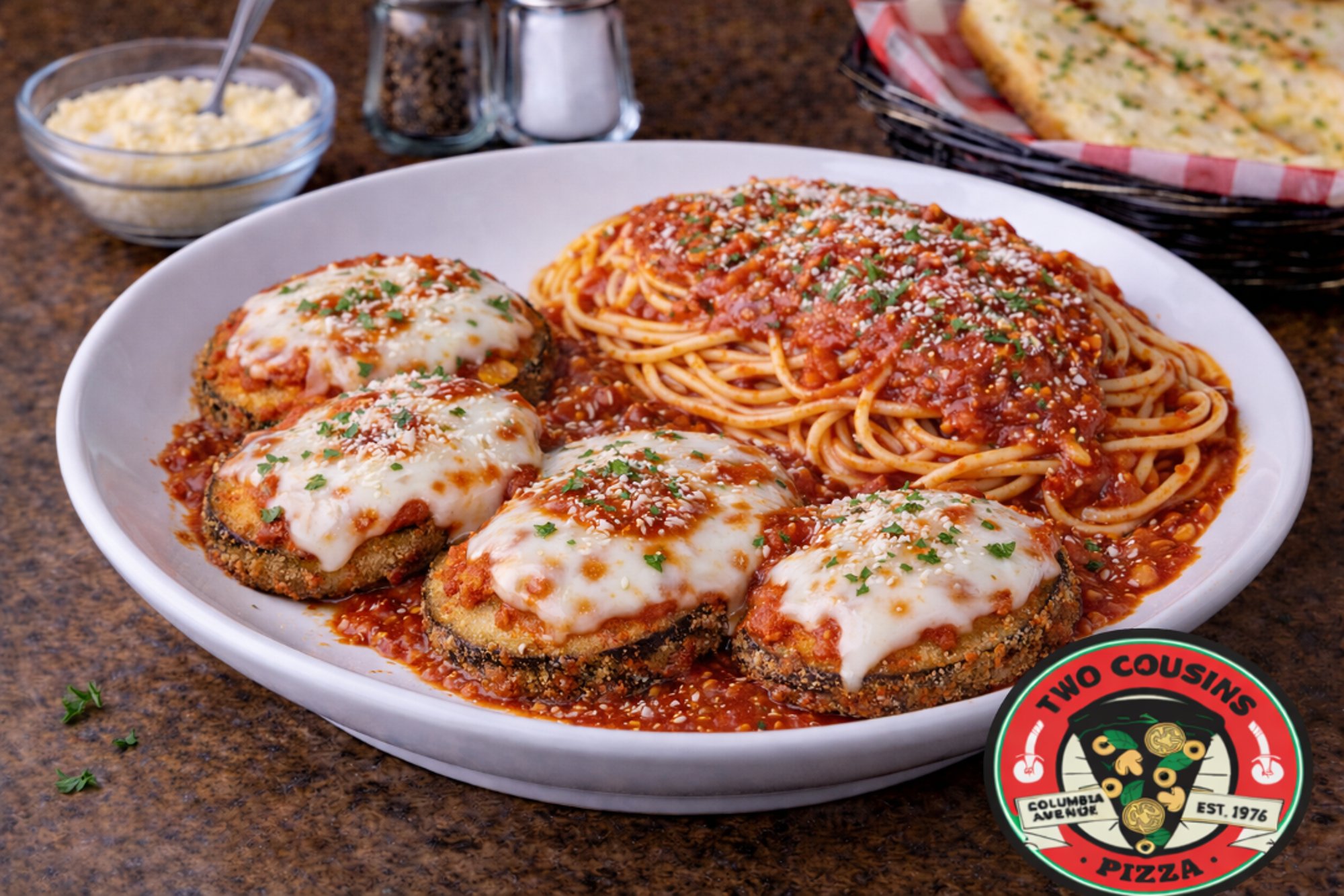 Eggplant Parmesan Dinner