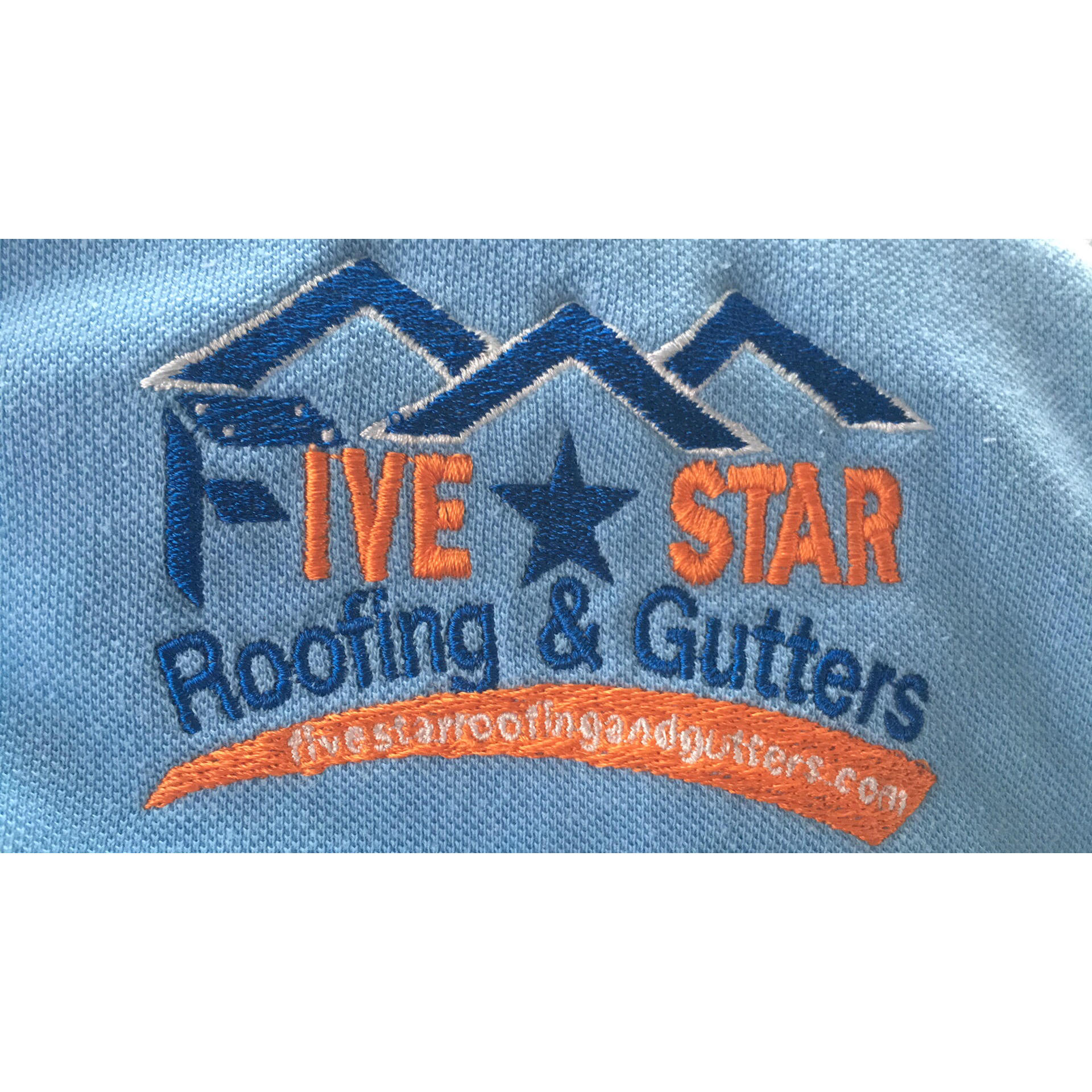 Five Star Roofing &amp; Gutter Logo