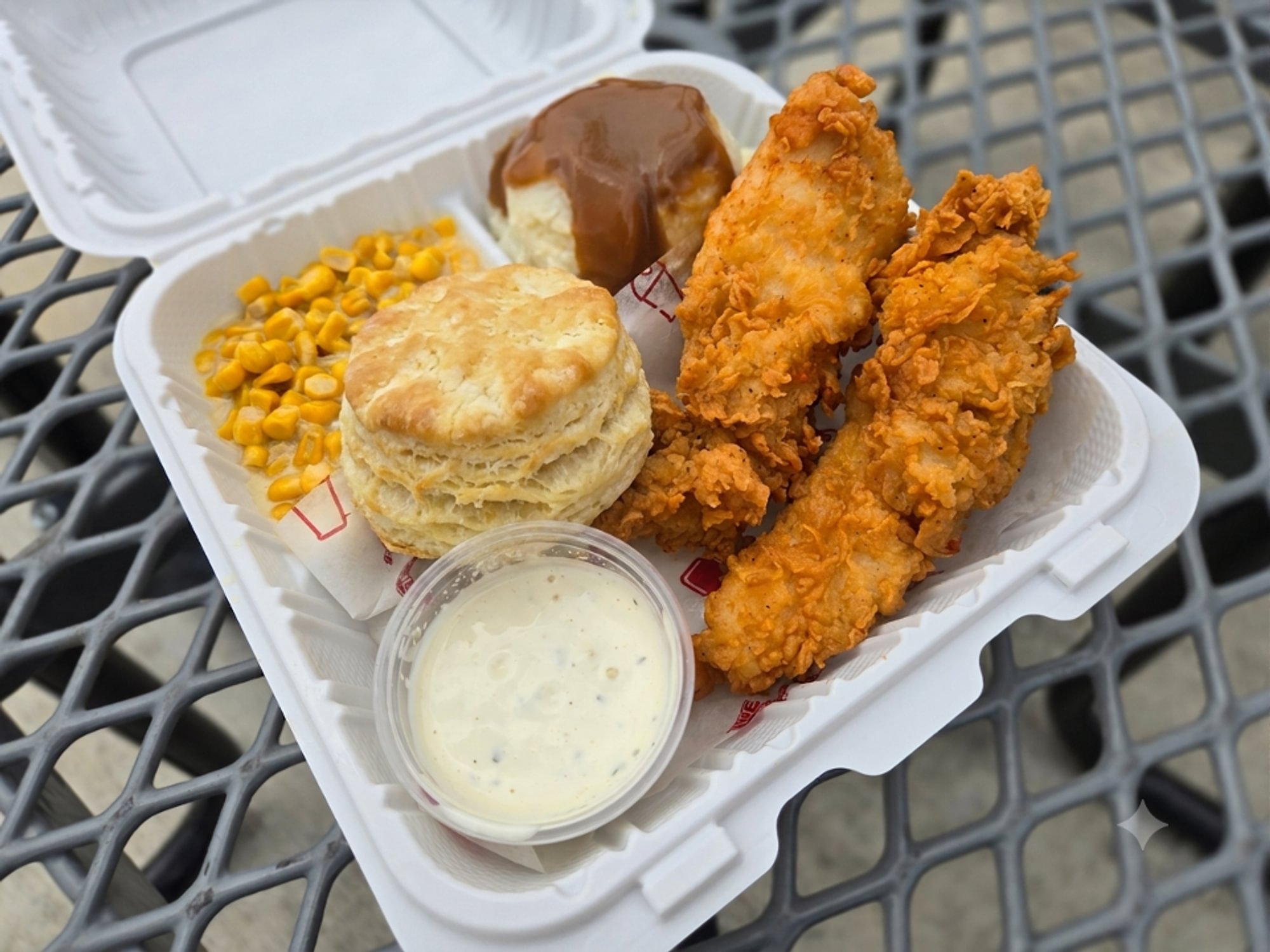 Tender Box (2 Sides, Biscuit, & Sauce)