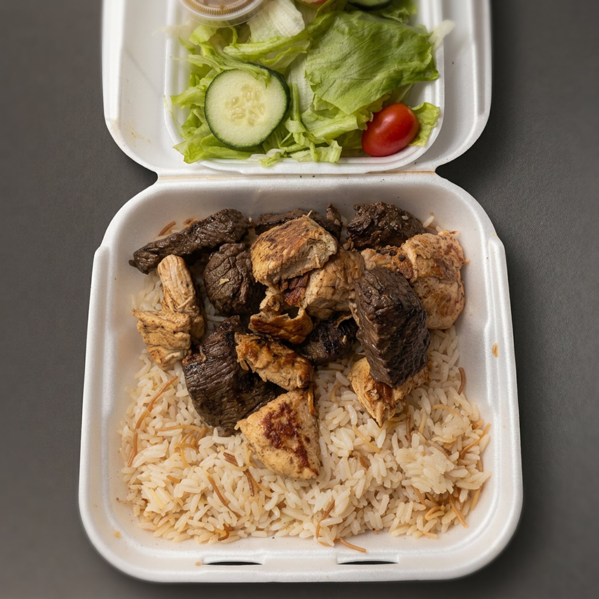 Steak Tip & Chicken Combo Dinner