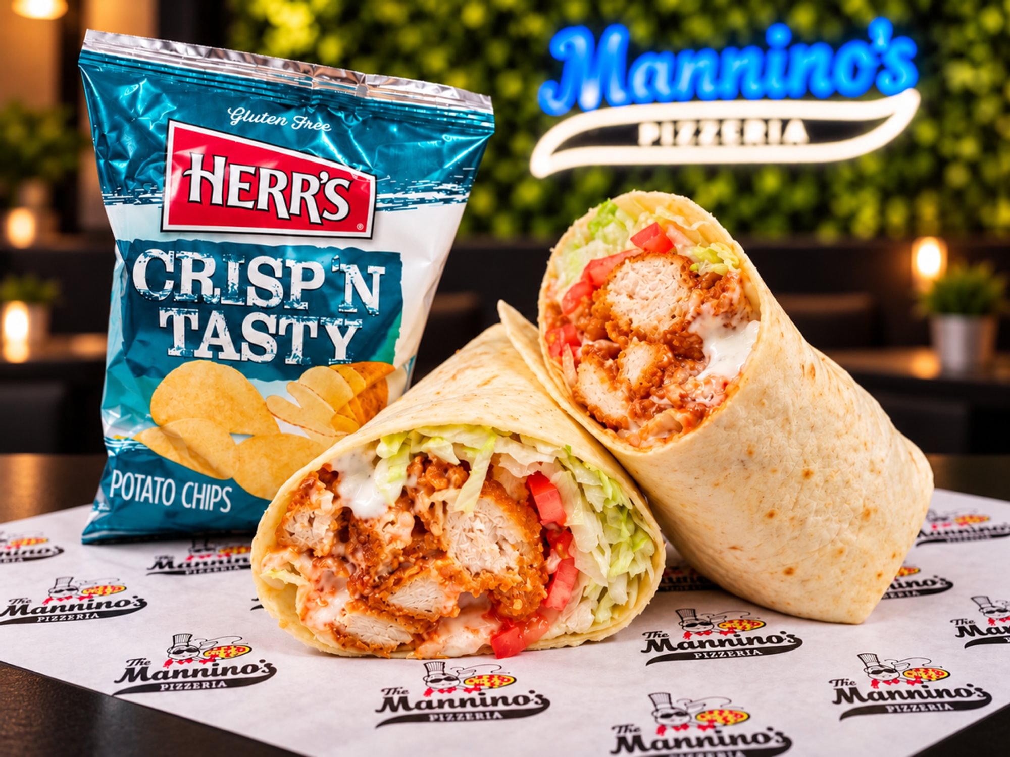 Buffalo Chicken Finger Wrap