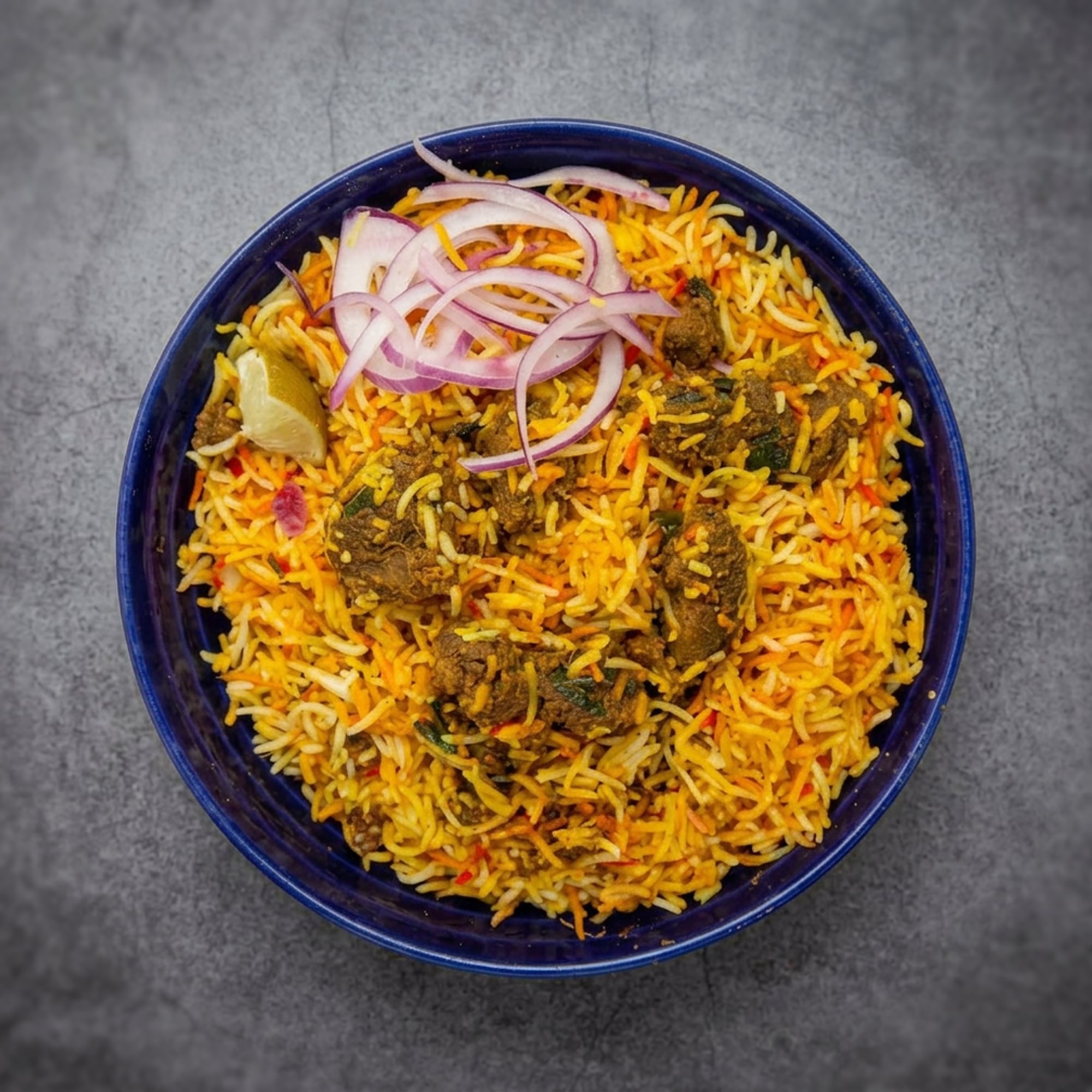 Ghee Roast Goat Biryani/Pulao