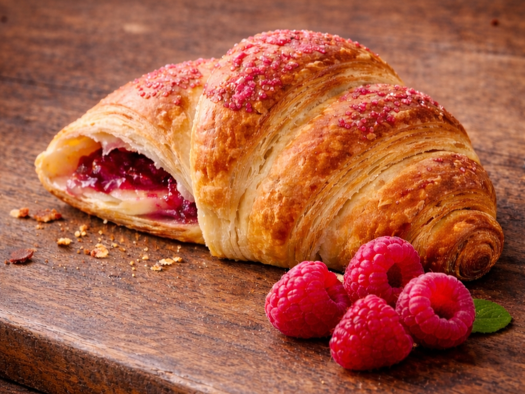 Raspberry Croissant
