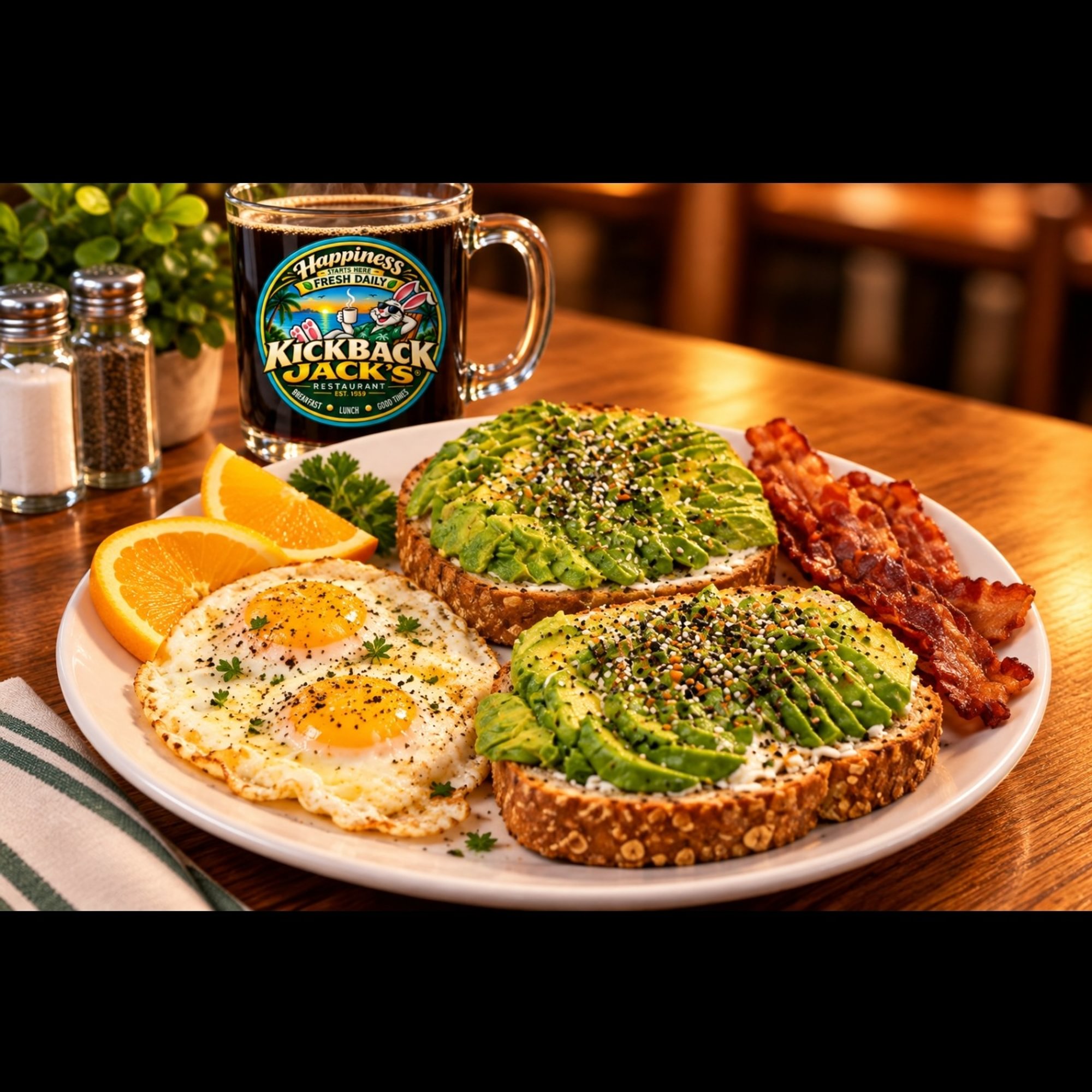 Avocado Pico Toast Combo