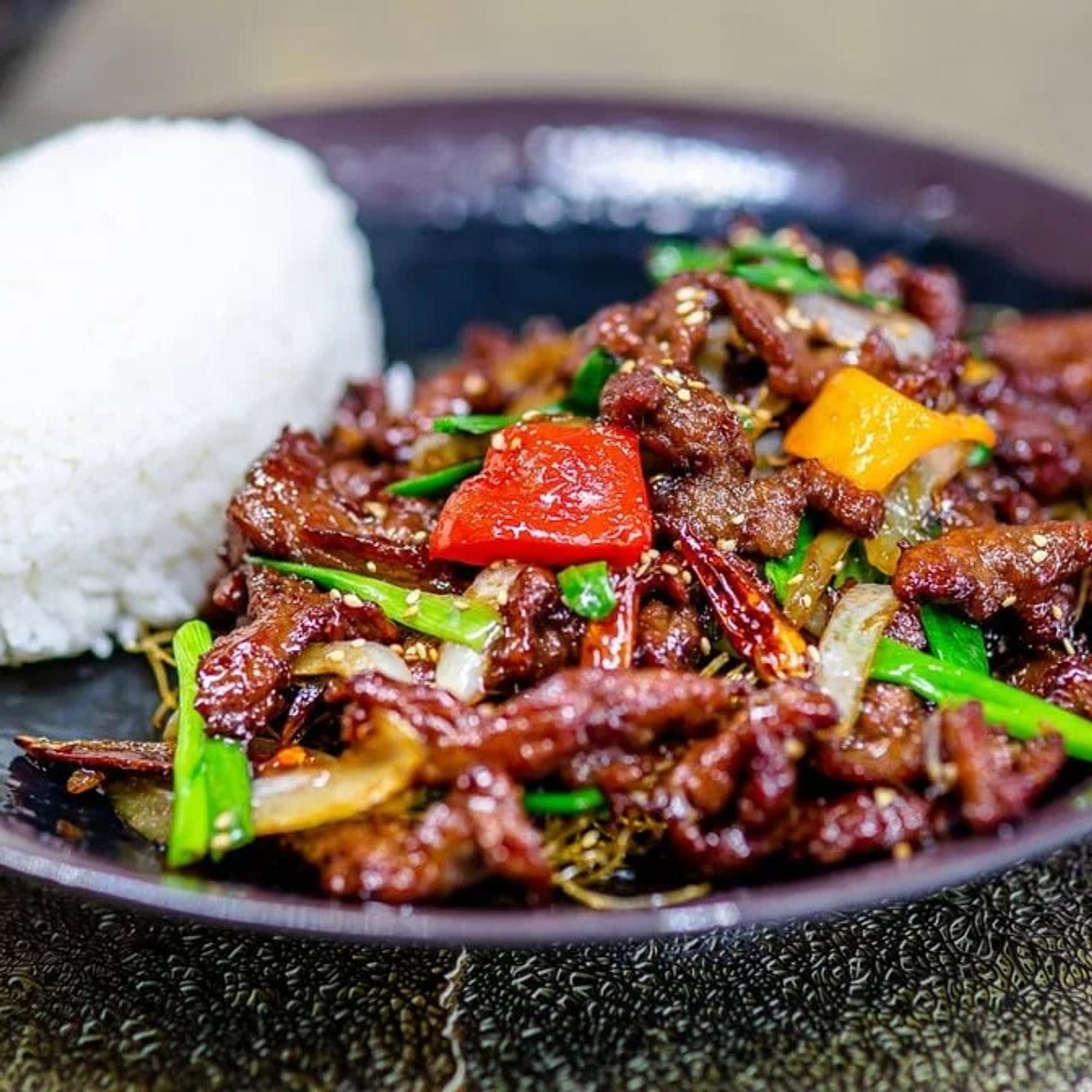 Mongolian Beef Wok