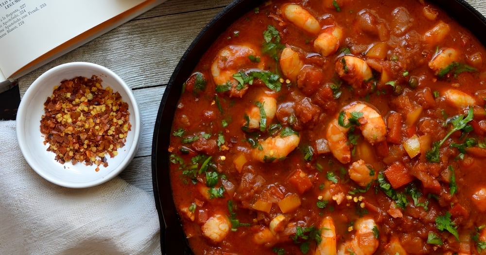 Camarones Enchilado
