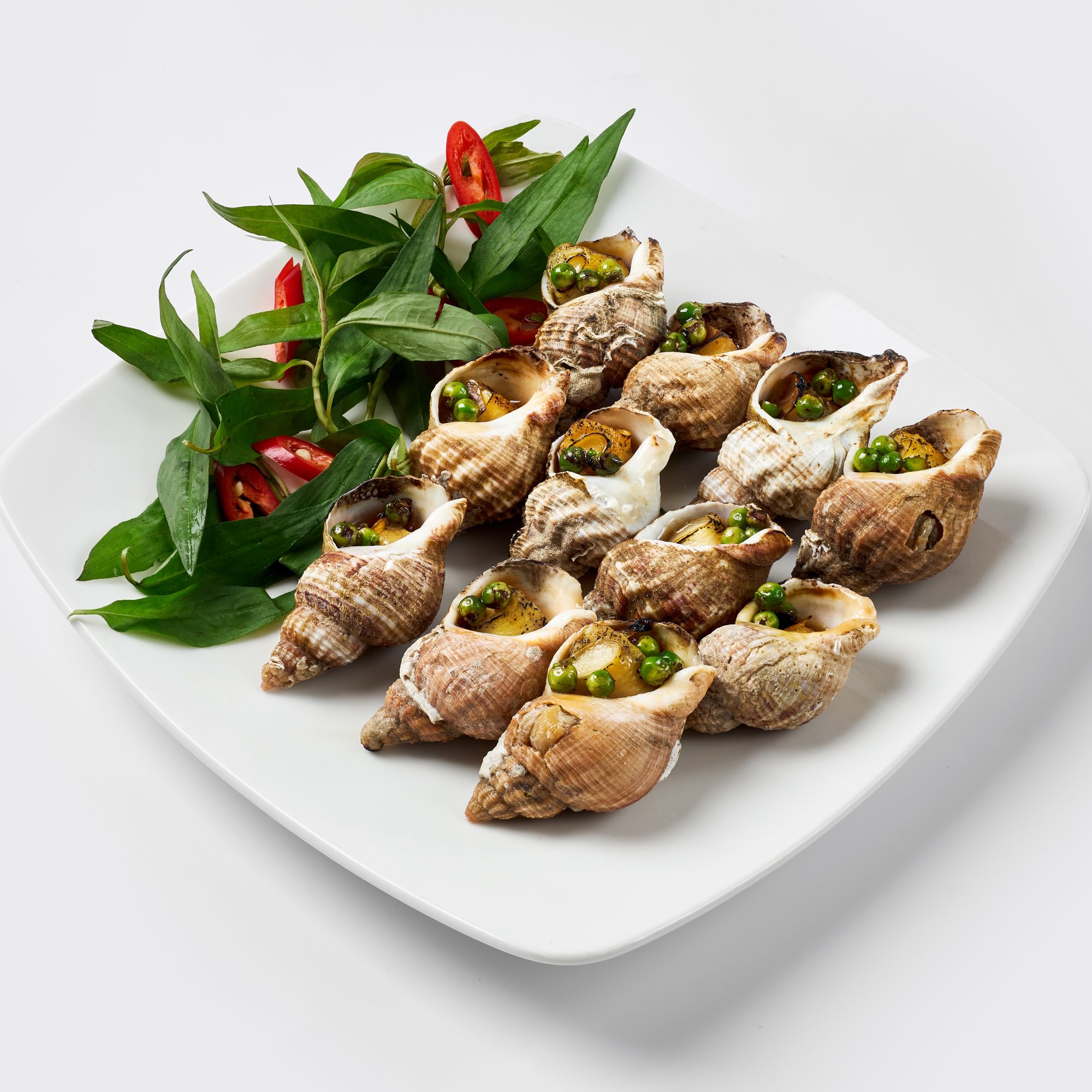 Ốc Nướng Tiêu - Grilled Sea Escargot with Pepper