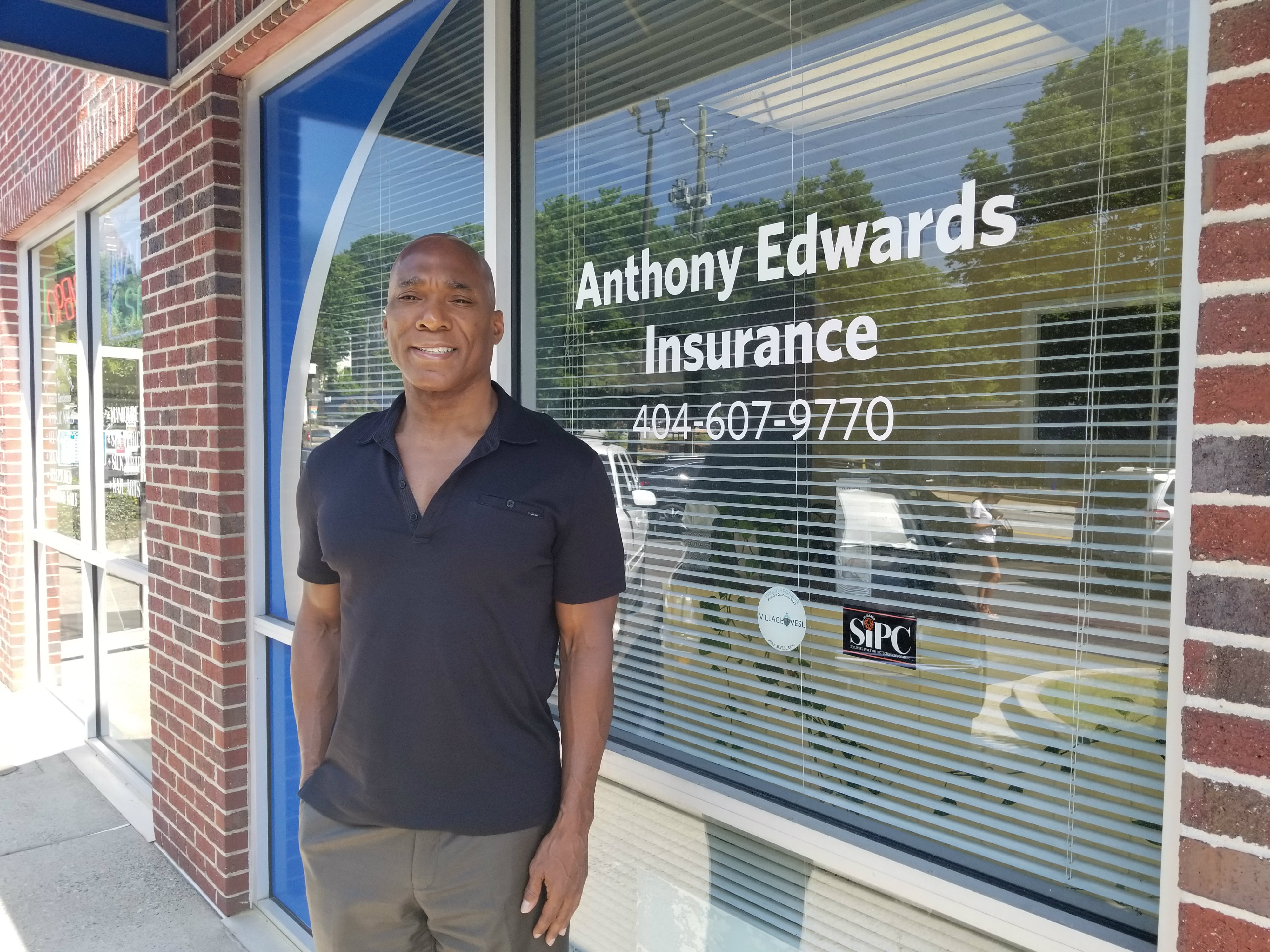 Anthony Edwards: Allstate Insurance Photo