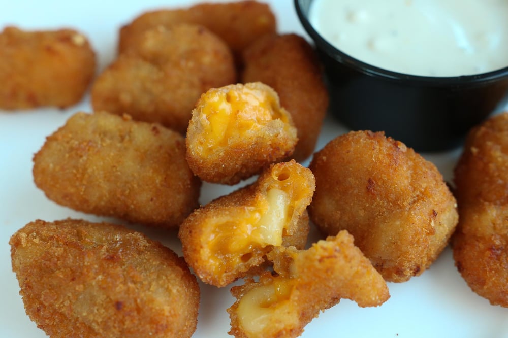 .Mac and Cheese Bites