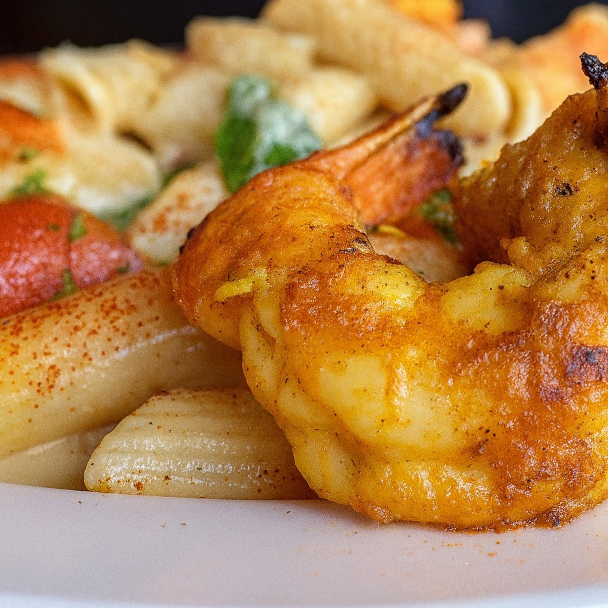 Shrimp Tahini Pasta