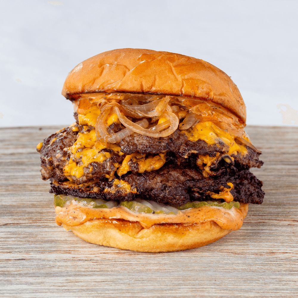 Four-x-four wagyu burger