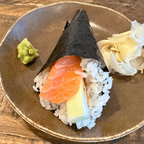 Spicy Salmon Hand Roll