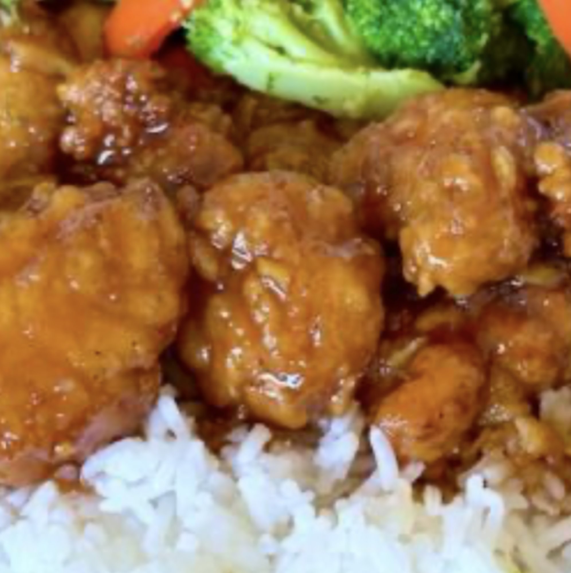 Orange Chicken Lunch