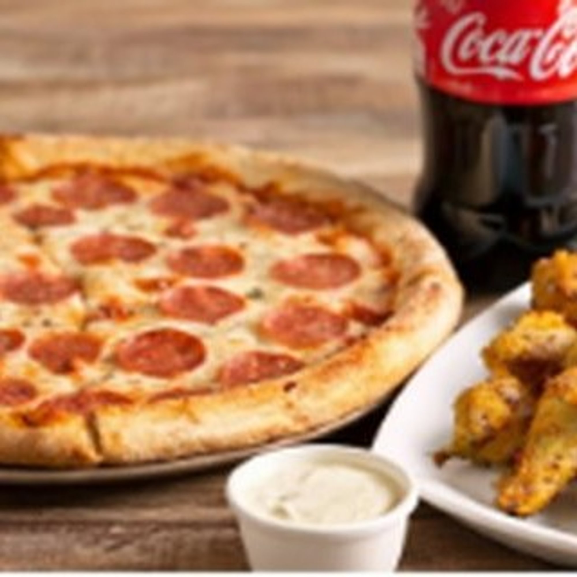 Spec. #2; One 16” Pizza, 10 Wings, & 2 Liter Soda