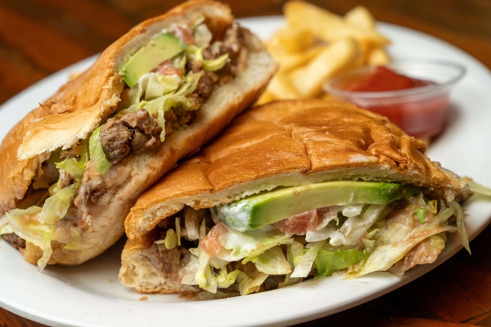 Mexican Torta Plate