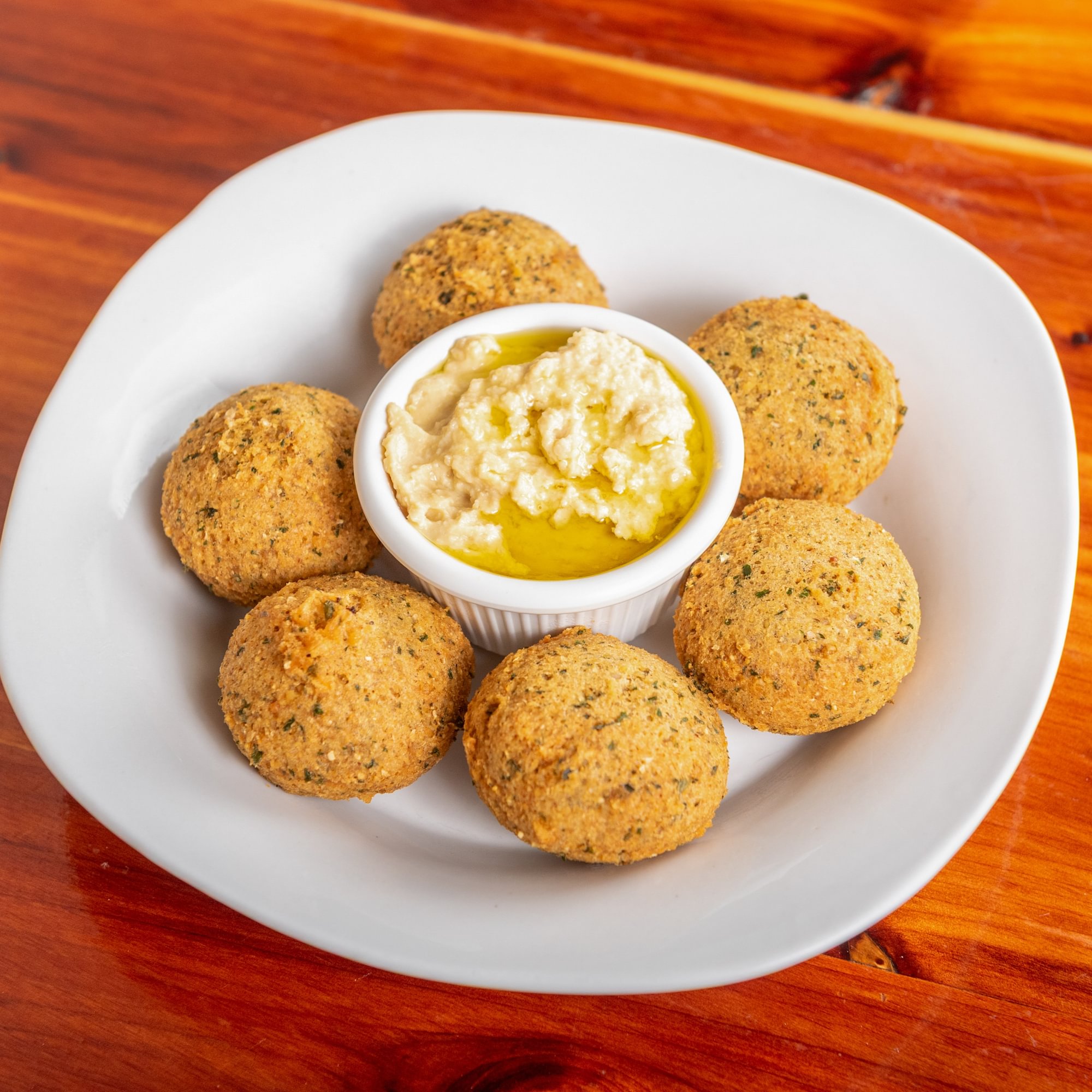 Falafel and Hummus Plate