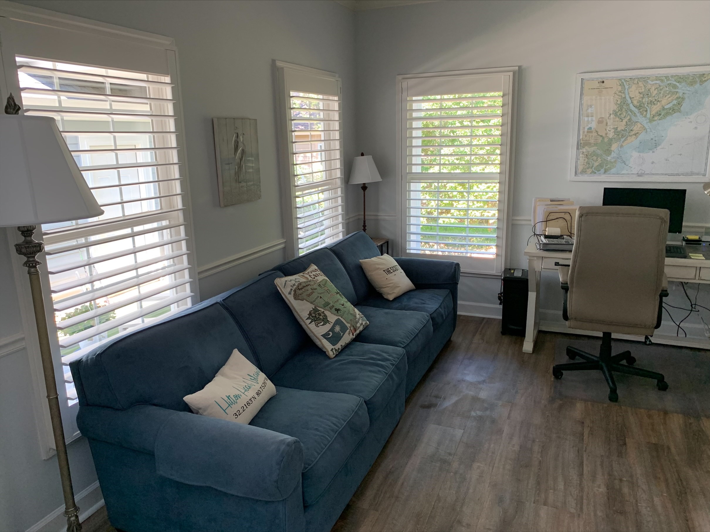 Plantation Shutters are a Lowcountry favorite. We love how they complete a customer's home.