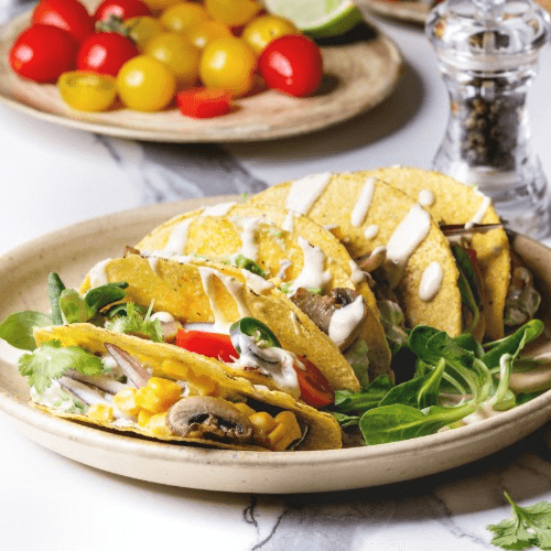 Vegetarian Soft Taco Combo