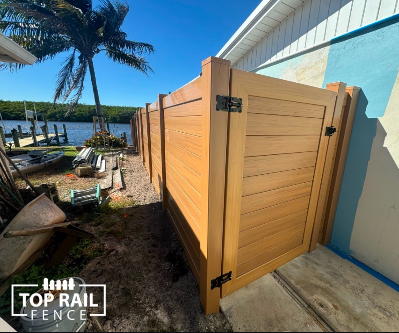 Top Rail Fence Pompano Beach Image