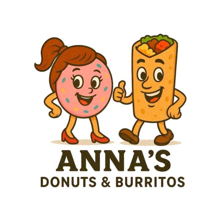 ANNA’S DONUTS &amp; BURRITOS Logo