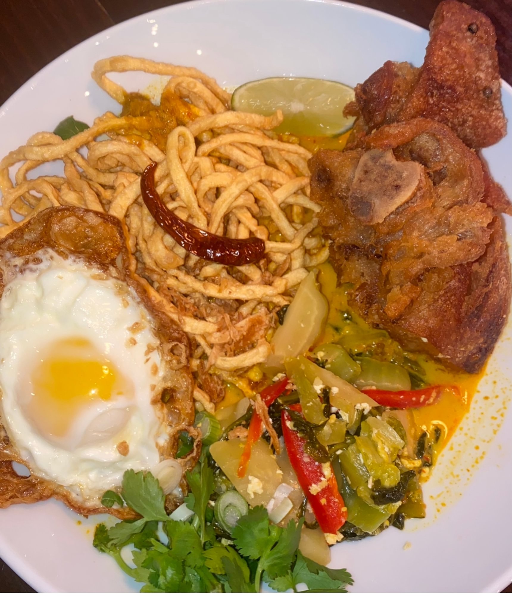 Khao Soi German Pork Knuckle