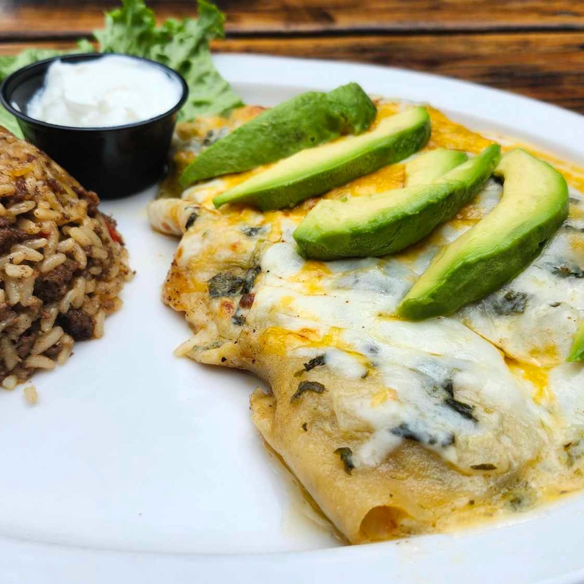 Seafood Enchiladas