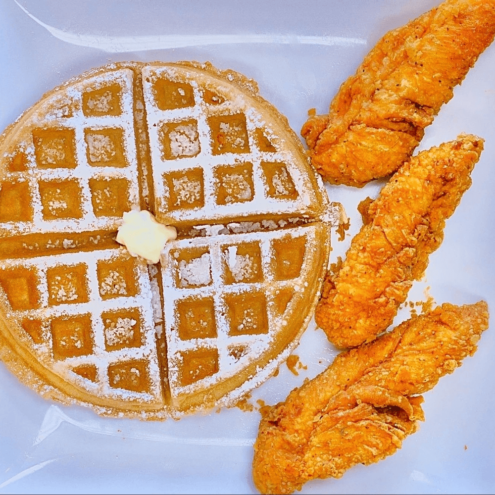 9 Tenders & 2 Waffles