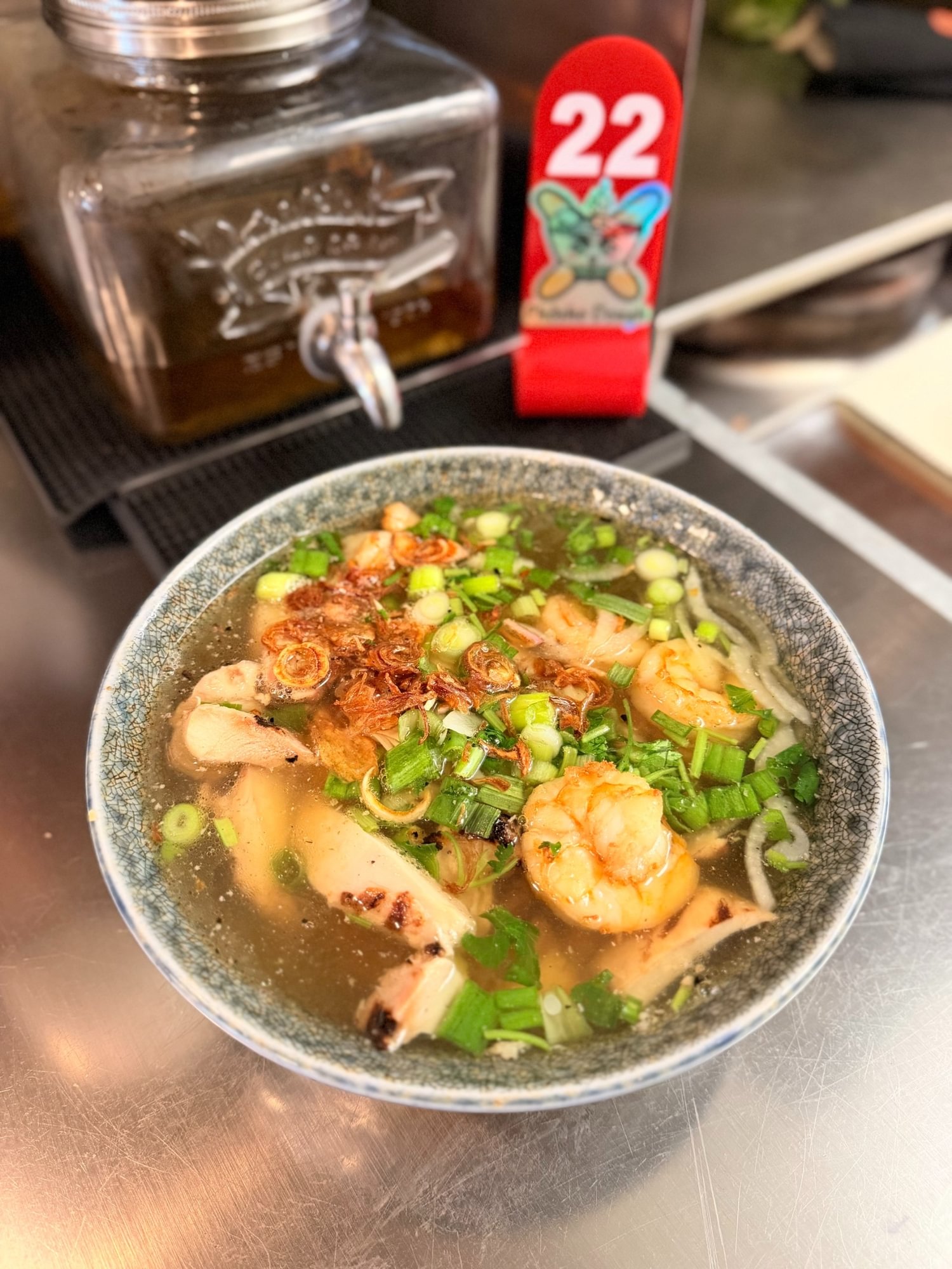 Roasted Chicken N' Shrimp N.S (HỦ TIẾU TÔM GÀ Nướng)