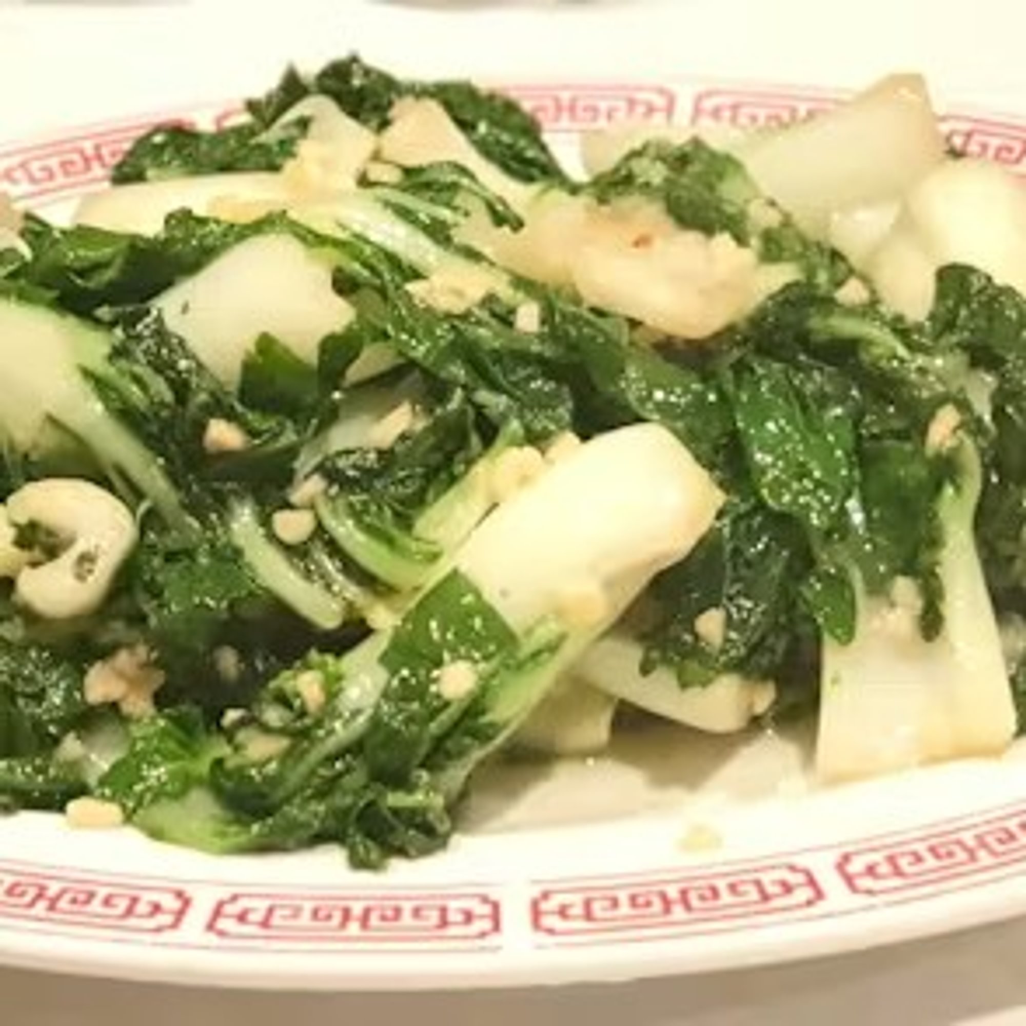 Wok Fried Chinese Greens (Bok Choy) / 炒菜心