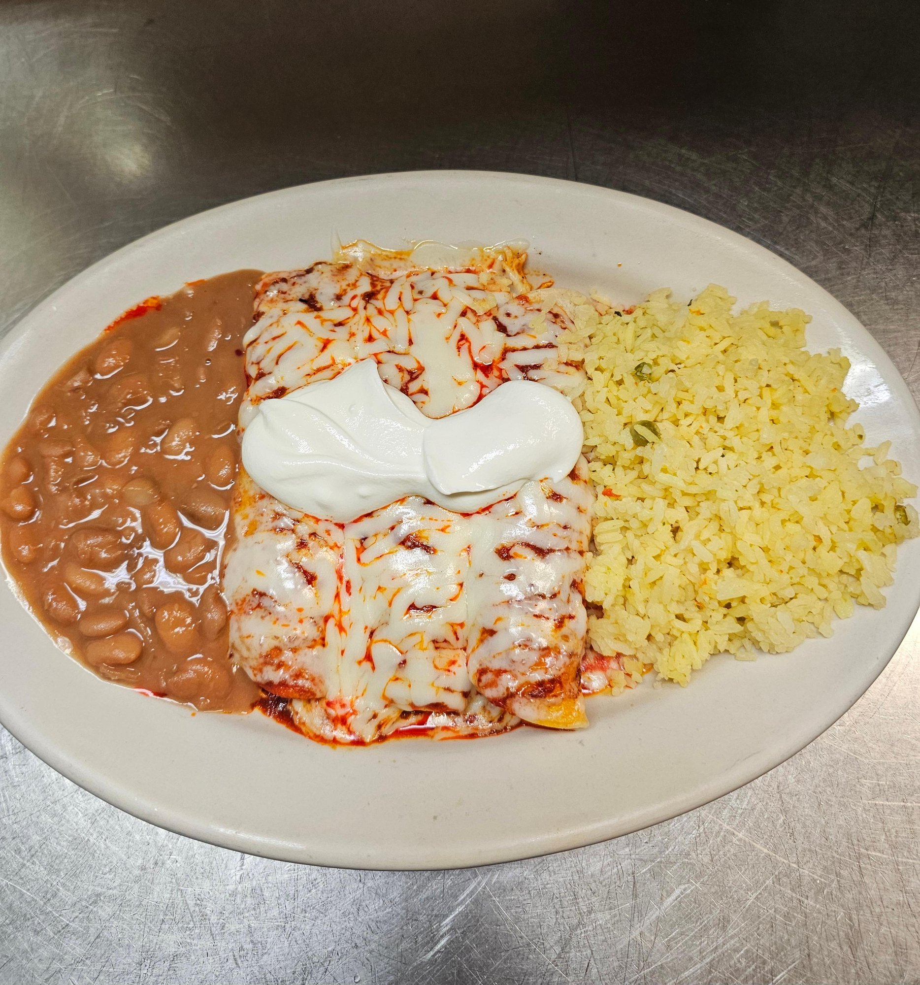 Enchiladas Rojas (Red Sauce)