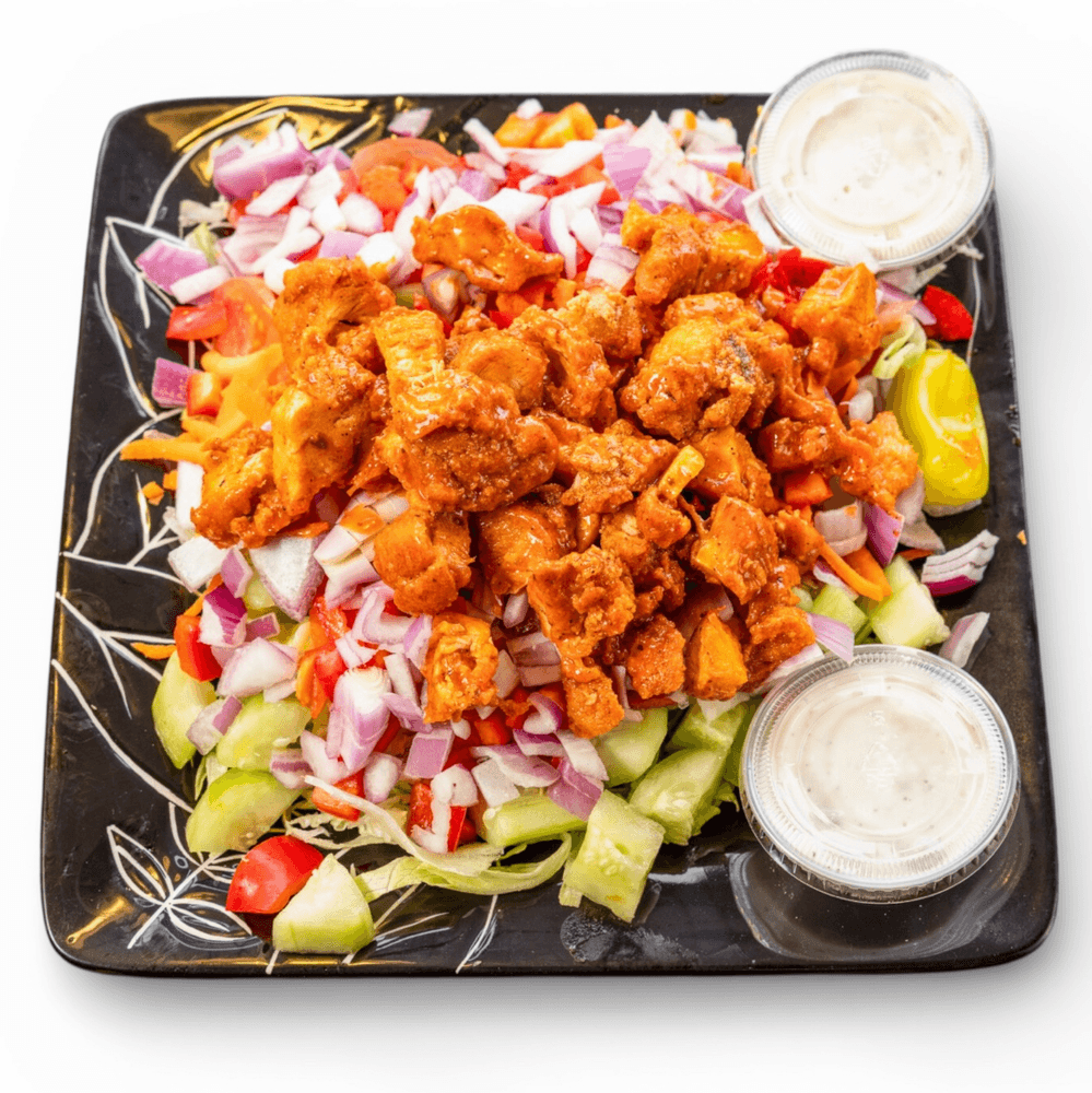111. Buffalo Chicken Tender Salad