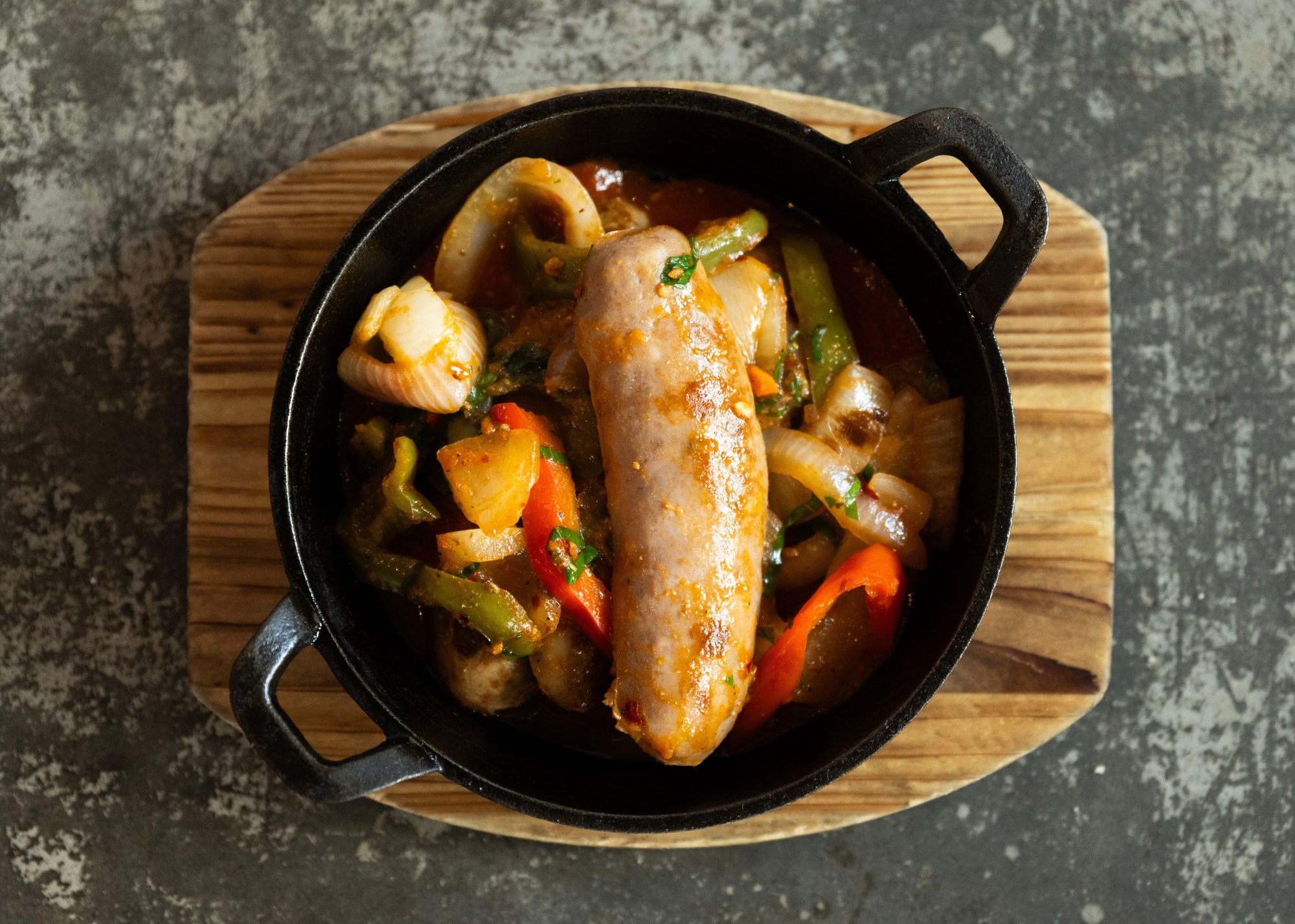 Sausage, Peppers & Onions