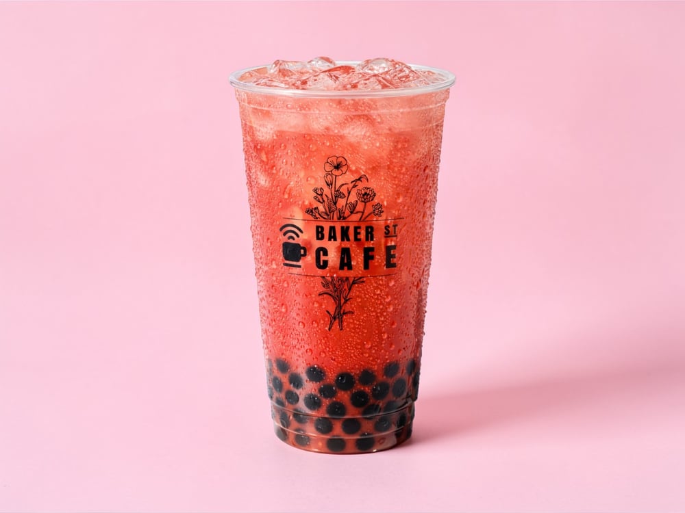 Strawberry Lychee Boba