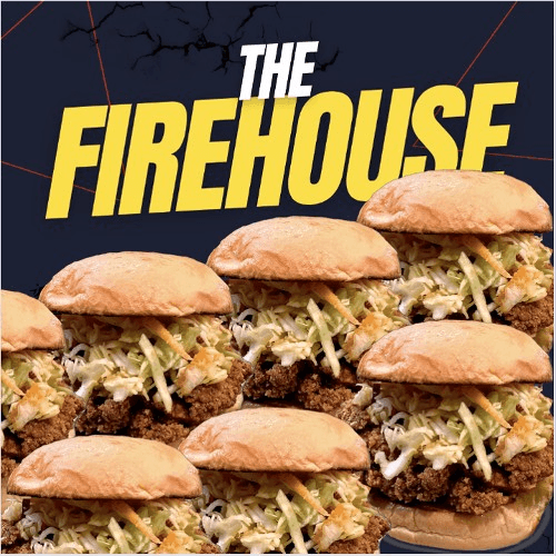 FIRE HOUSE CHICKEN BOX- 12 Sandwich's