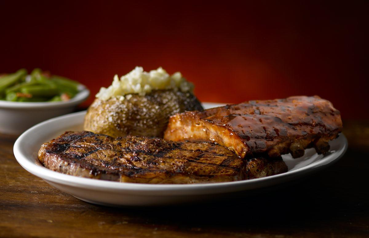 Ribeye* 12oz & Ribs 