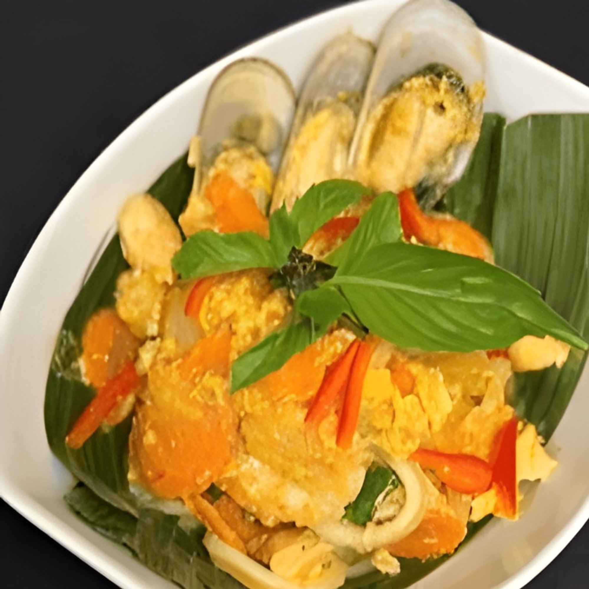 Hor Mok Talay (Seafood Curry)